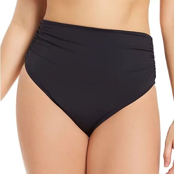 Bleu Rod Beattie Rufflicious High Waist Side Shirred Swim swimwear, swimsuit - Picture 1 of 13